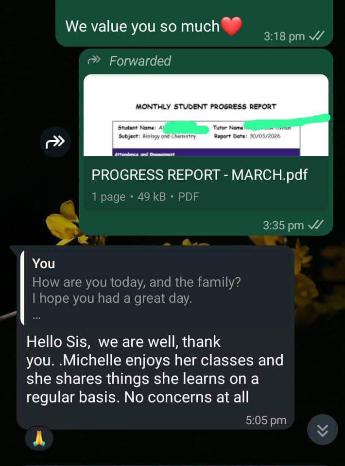 Student review